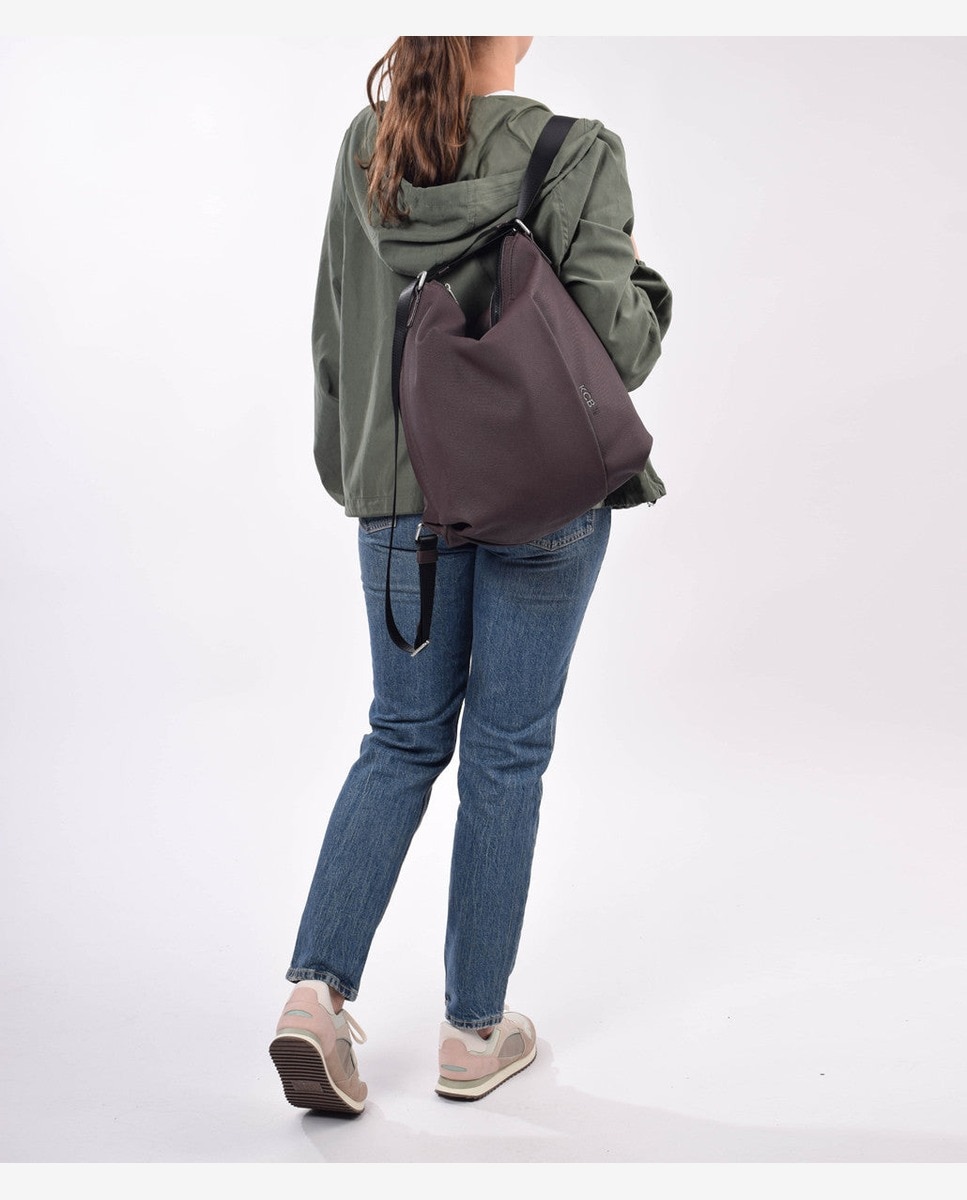 Bolso-mochila kcb strong - Marrón oscuro Marrón oscuro-4