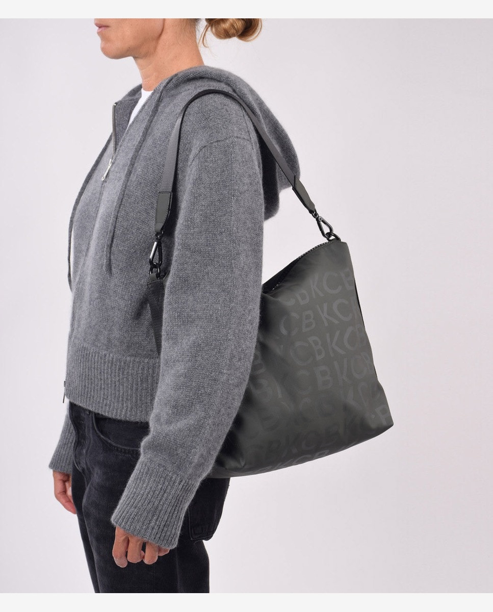 Bolso de hombro stamp color khaki - Kcb - Kaki Kaki-3