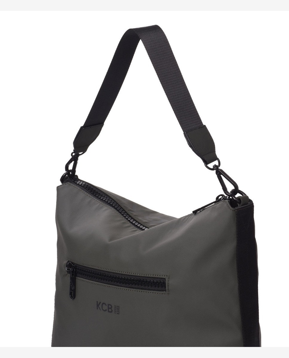 Bolso de hombro stamp color khaki - Kcb - Kaki Kaki-8