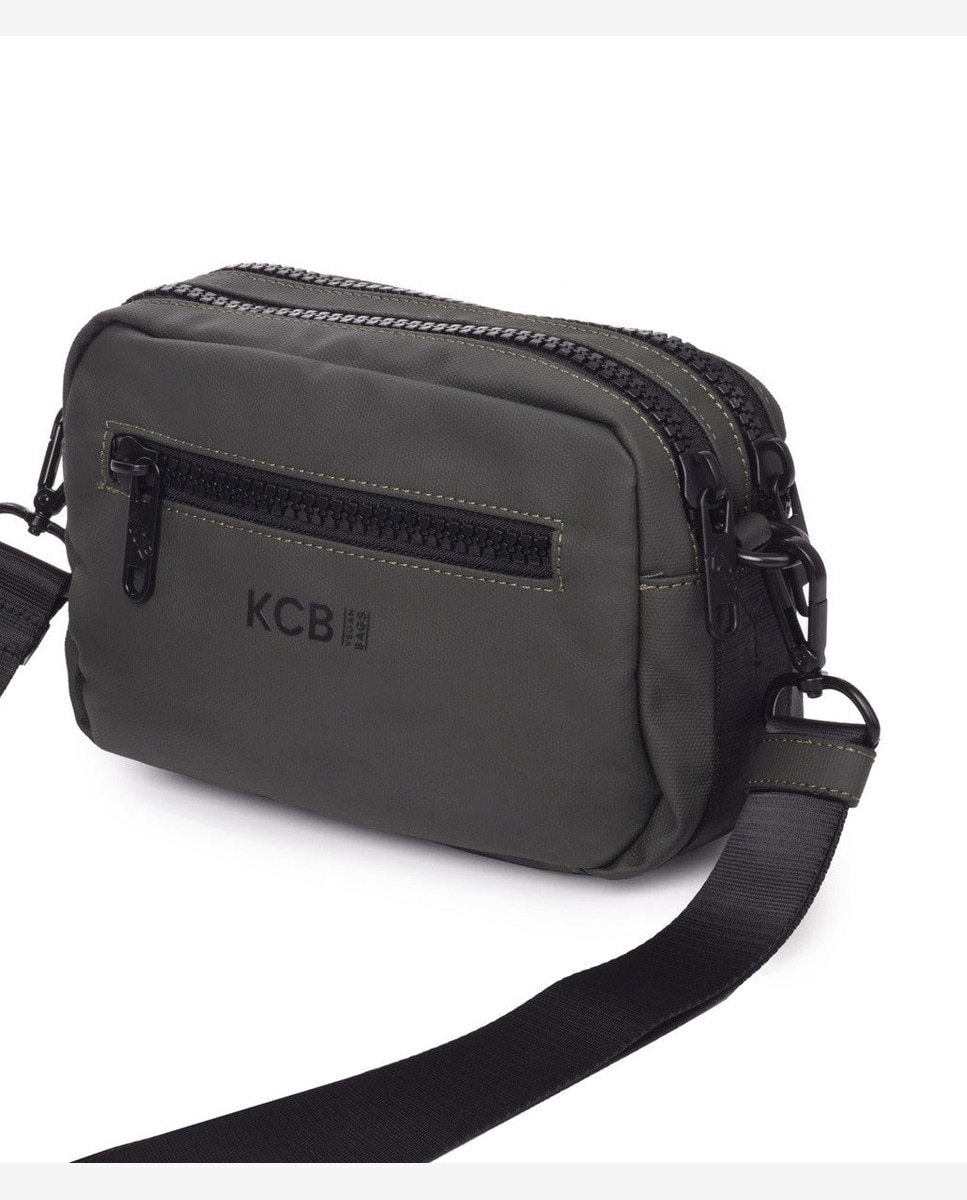 Bandolera stamp pequeña color khaki - Kcb - Kaki Kaki-2