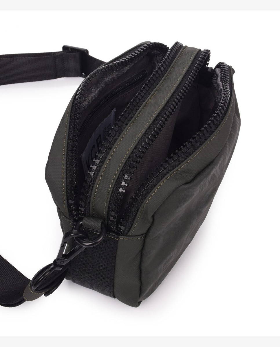 Bandolera stamp pequeña color khaki - Kcb - Kaki Kaki-4