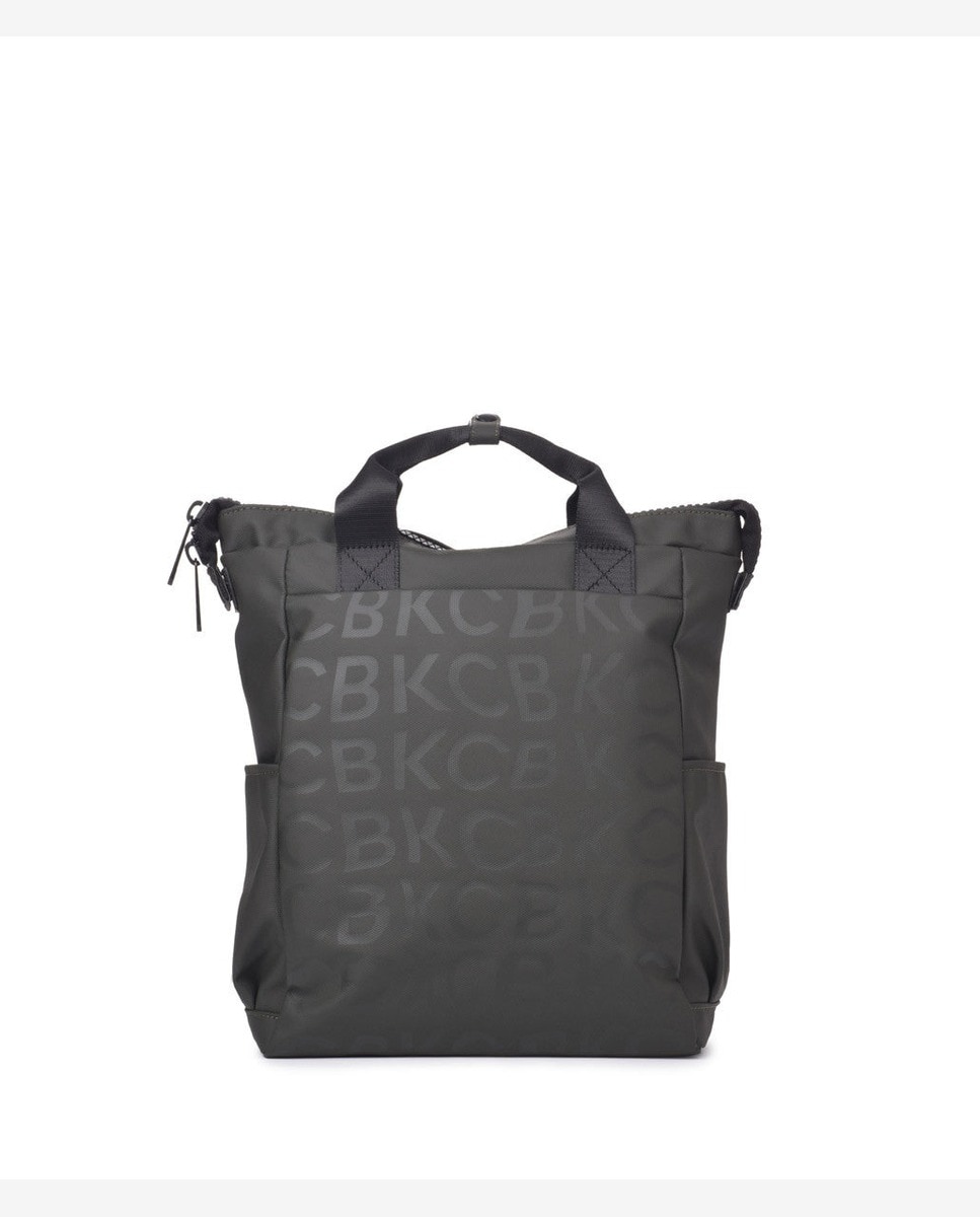 Mochila stamp pequeña color khaki - Kcb - Kaki Kaki-1