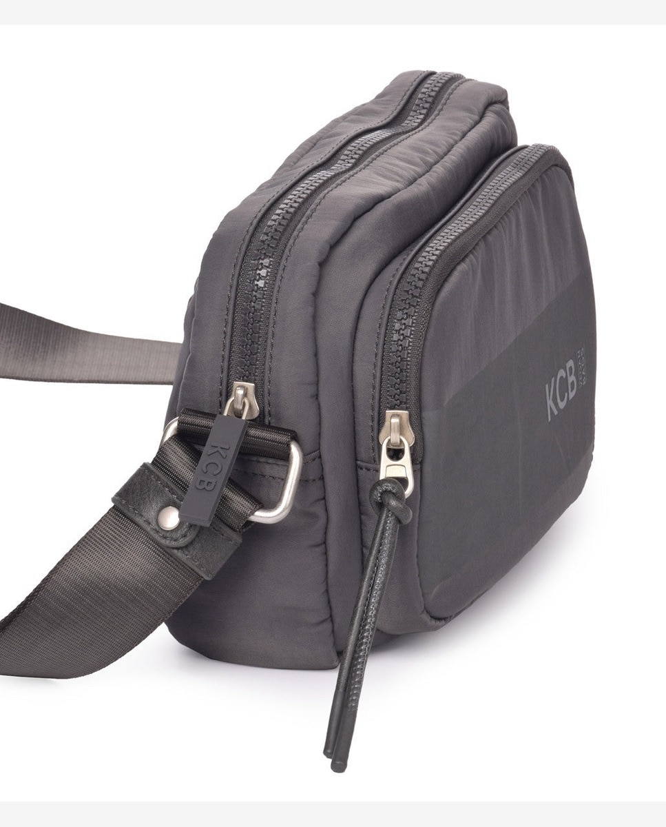 Bandolera wide pequeña color - Kcb - Gris Gris-3