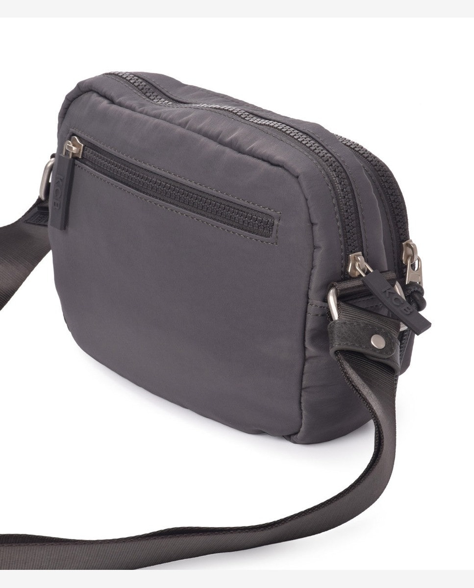 Bandolera wide pequeña color - Kcb - Gris Gris-2