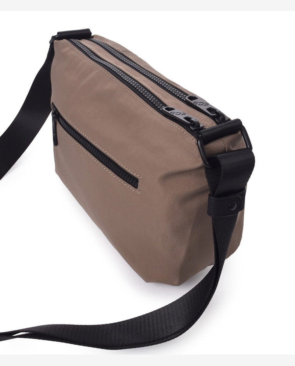 Bandolera maze color taupe - Kcb - Marrón claro Marrón claro-2