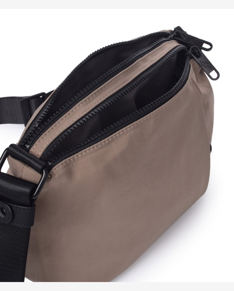 Bandolera maze color taupe - Kcb - Marrón claro Marrón claro-4