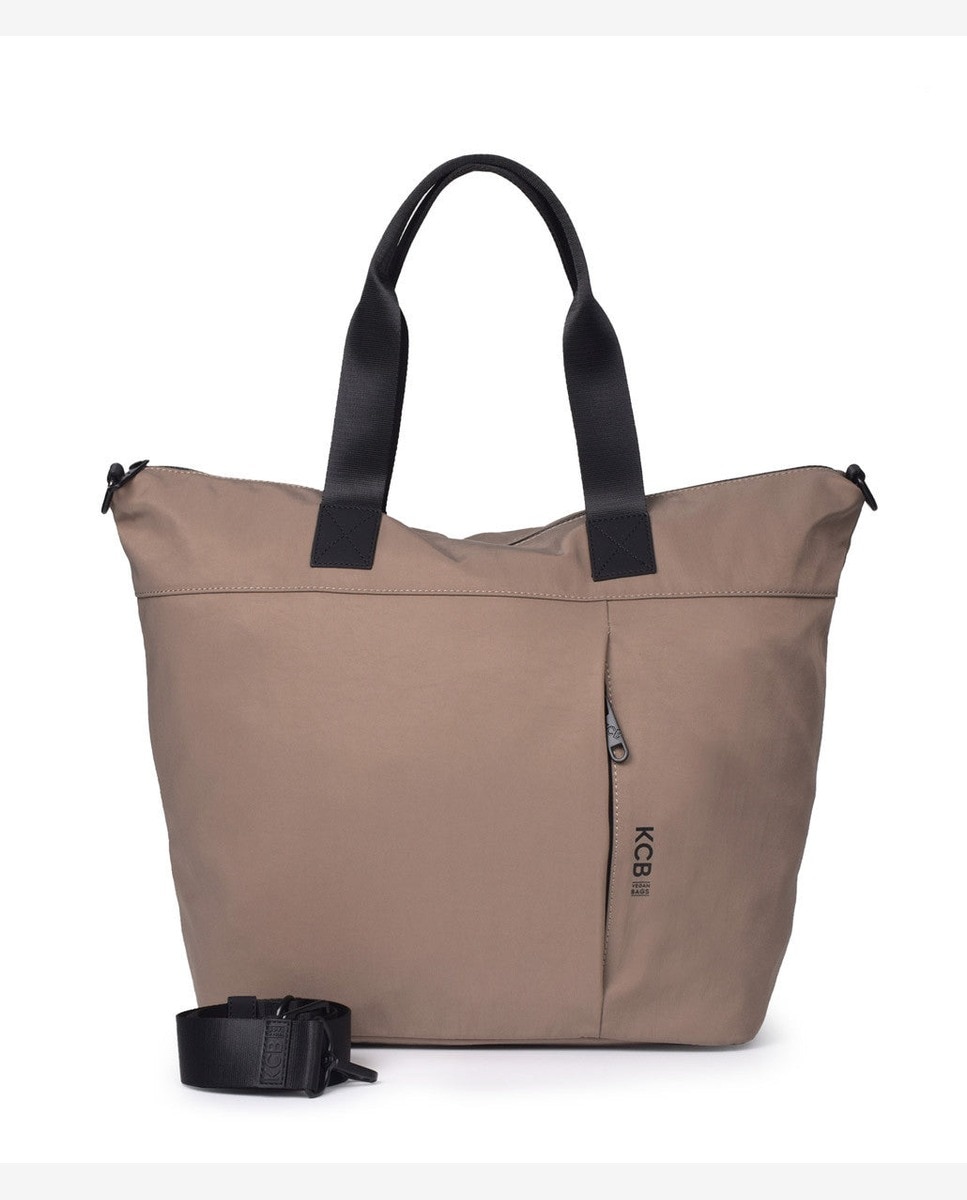 Bolso de mano maze color taupe - Kcb - Marrón claro Marrón claro-1