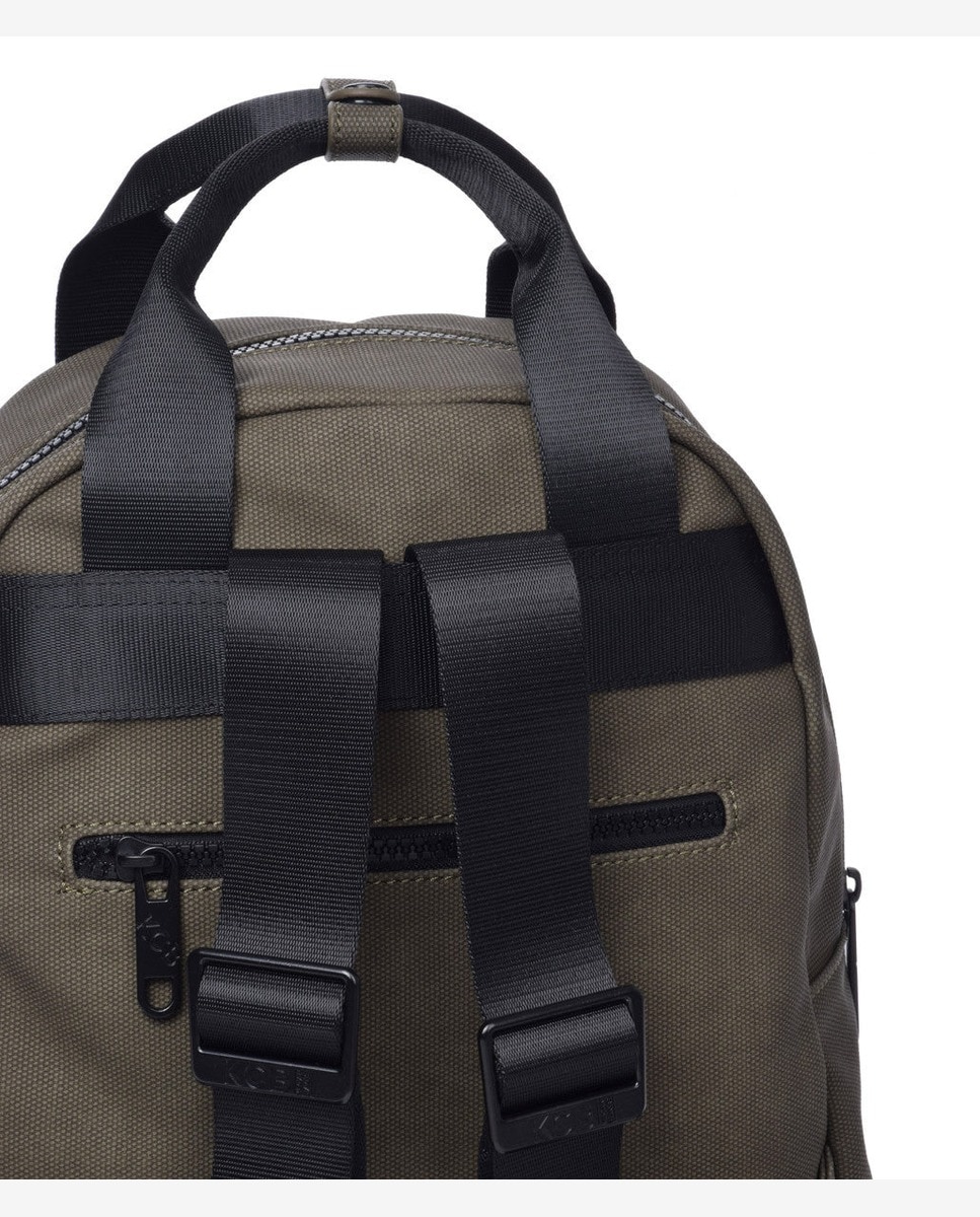 Mochila vertical pequeña color khaki - Kcb - Kaki Kaki-2