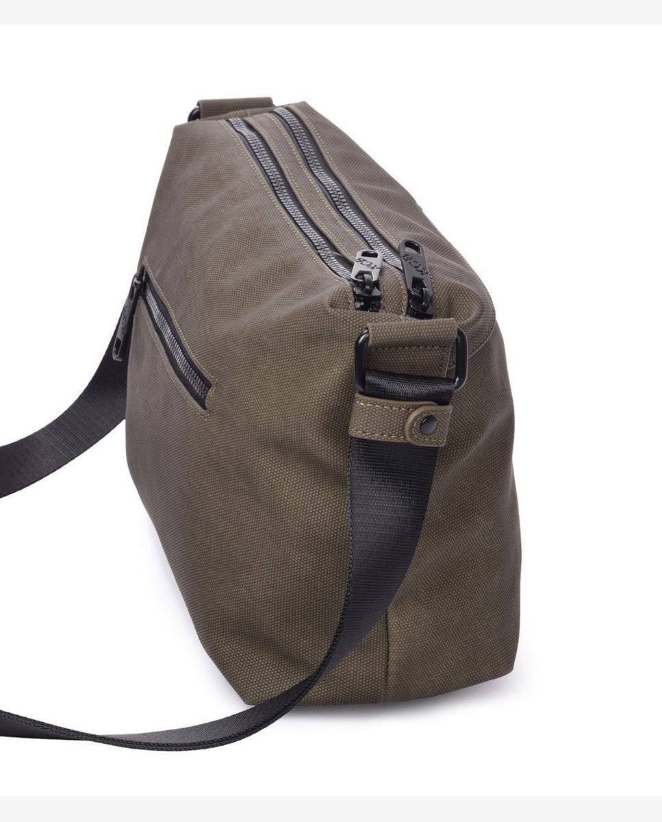 Bandolera vertical pequeña color khaki - Kcb - Kaki Kaki-2