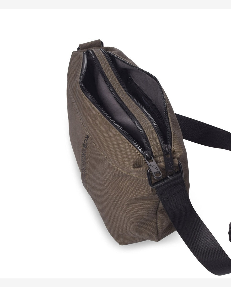 Bandolera vertical pequeña color khaki - Kcb - Kaki Kaki-4