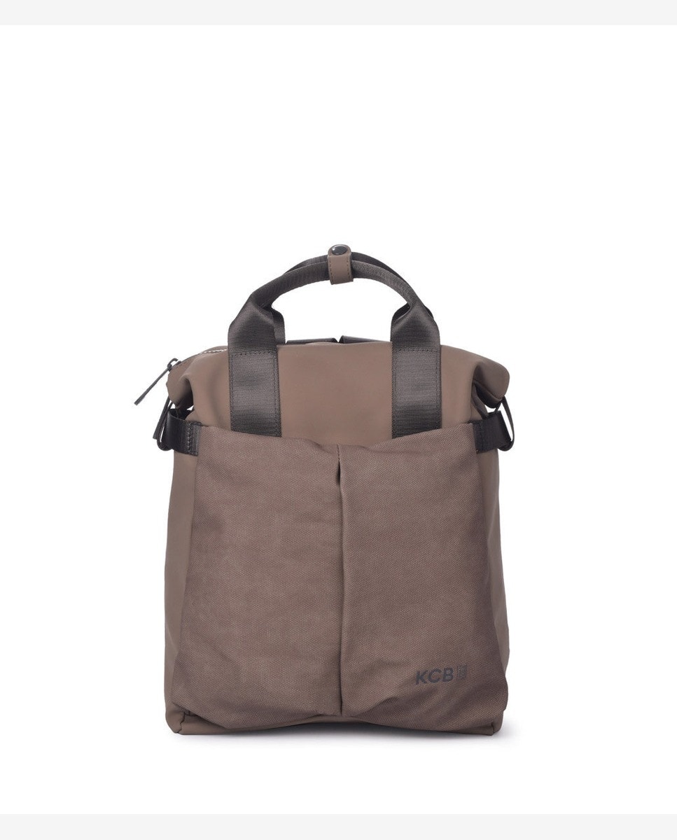 Mochila match pequeña color taupe - Kcb - Marrón claro Marrón claro-1