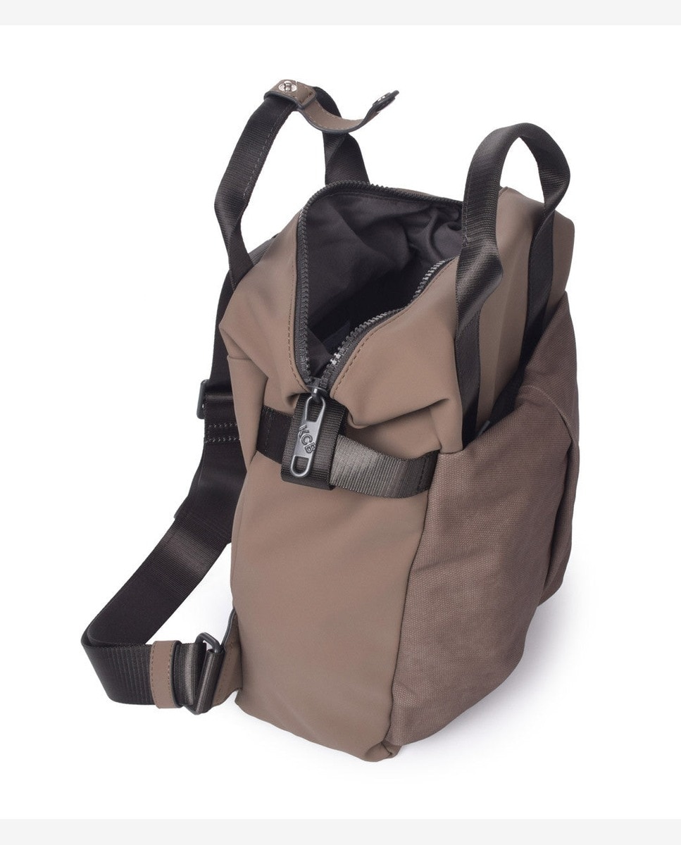 Mochila match pequeña color taupe - Kcb - Marrón claro Marrón claro-4