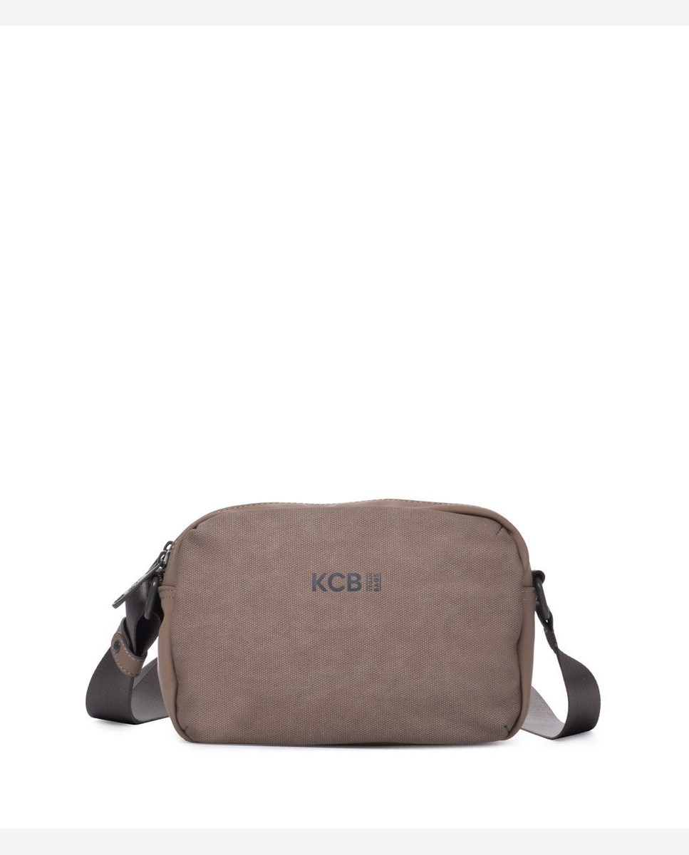 Bandolera match pequeña color taupe - Kcb - Marrón claro Marrón claro-1