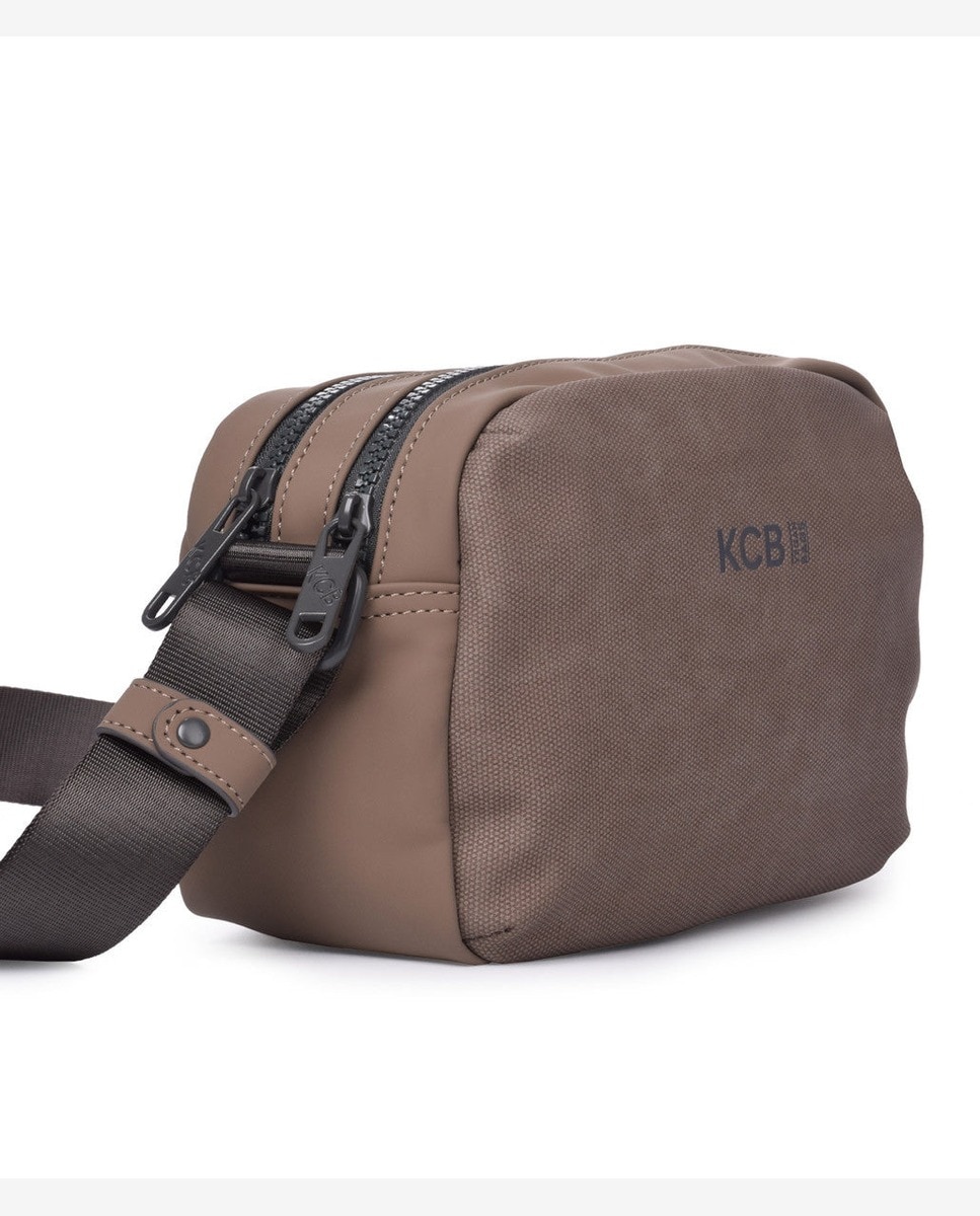 Bandolera match pequeña color taupe - Kcb - Marrón claro Marrón claro-7