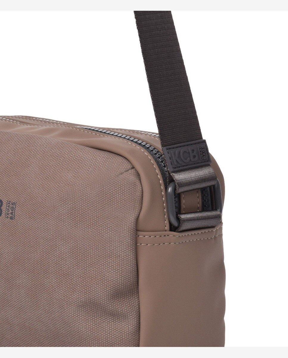 Bandolera match pequeña color taupe - Kcb - Marrón claro Marrón claro-8