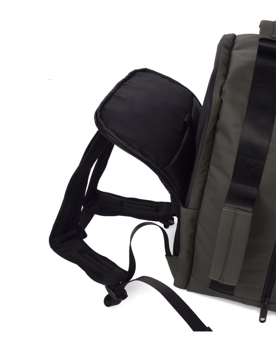 Mochila de hombre Underseat Net con cremallera - Kcb - Kaki Kaki-4