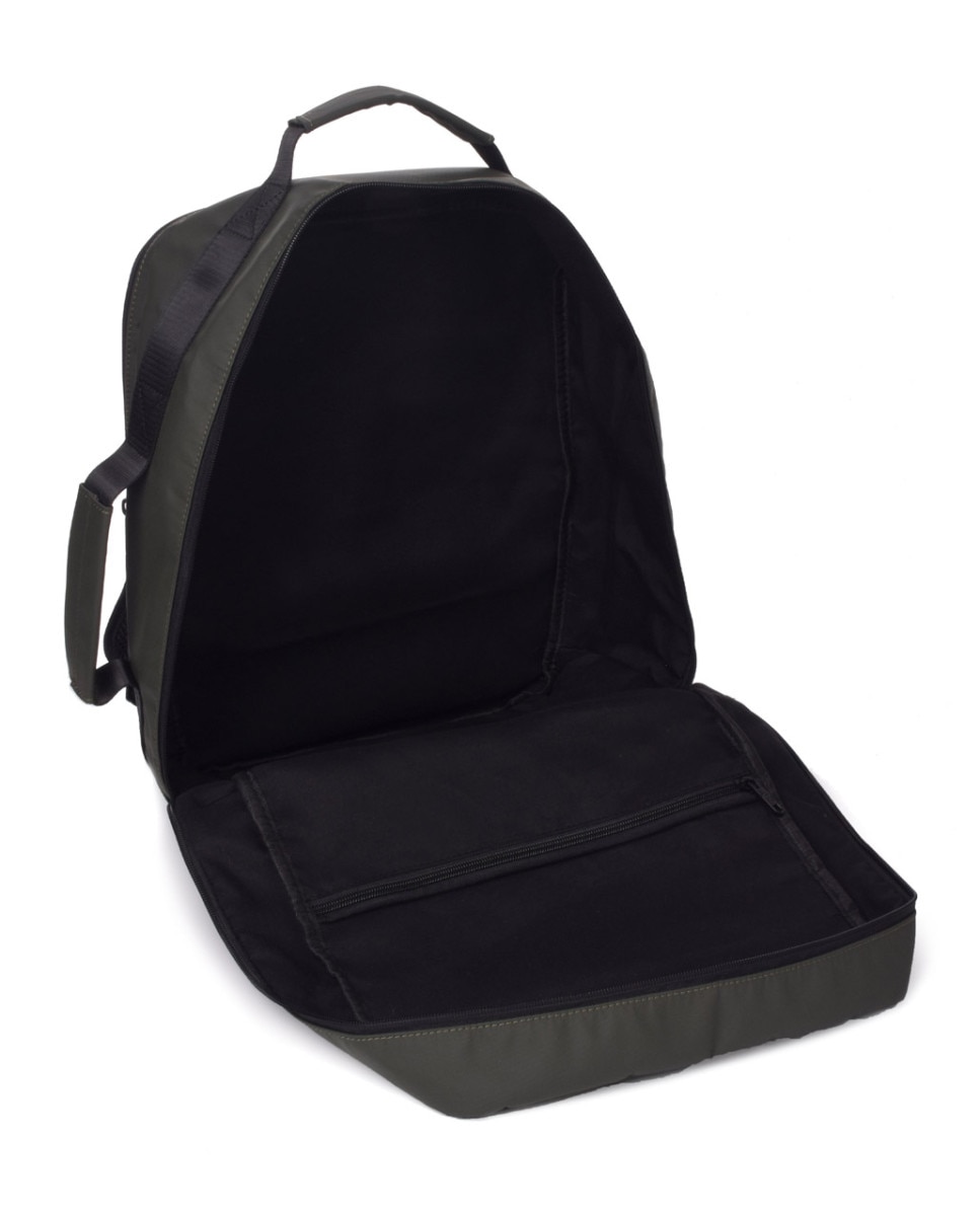Mochila de hombre Underseat Net con cremallera - Kcb - Kaki Kaki-5