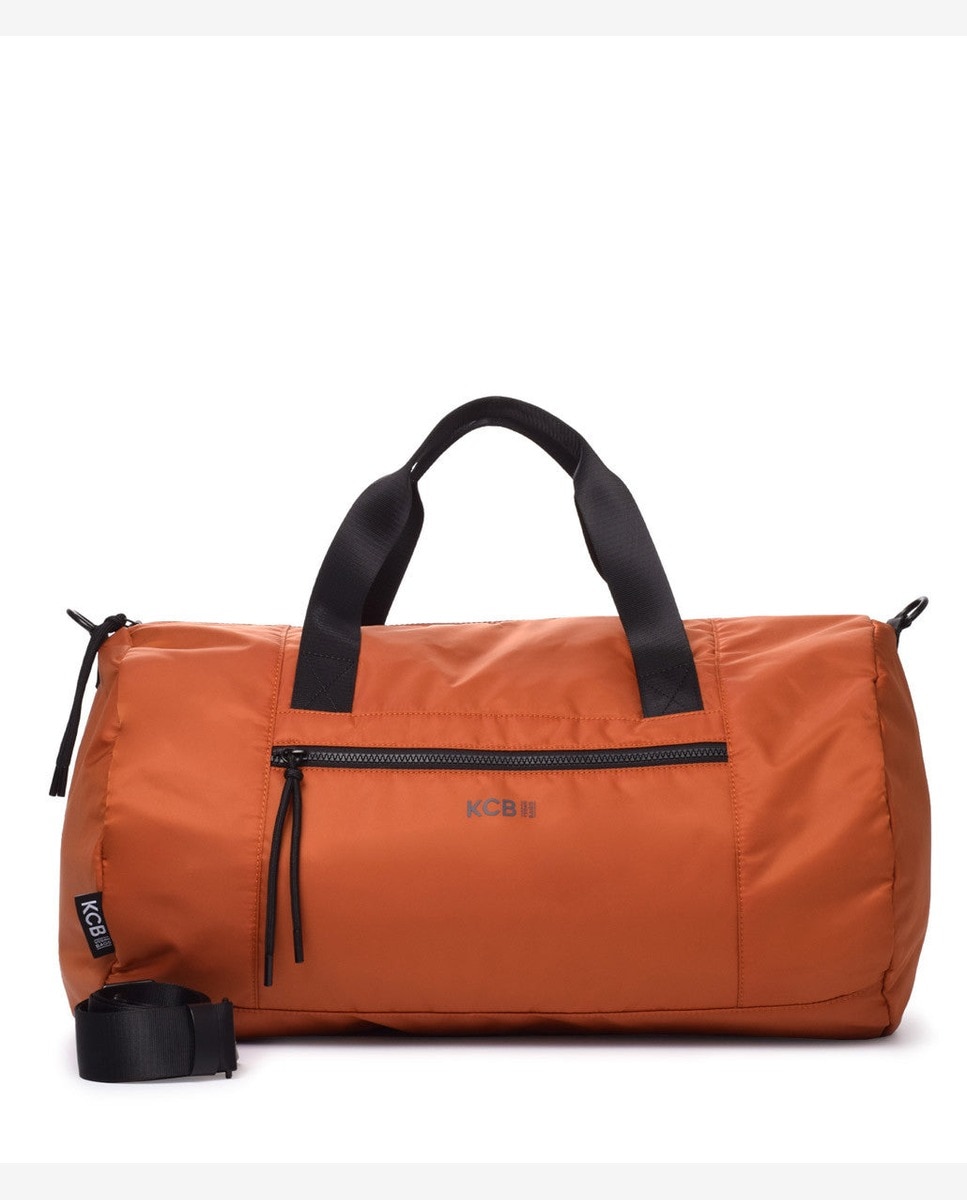 Bandolera puffy grande gym color caldera - Kcb - Naranja Naranja-1