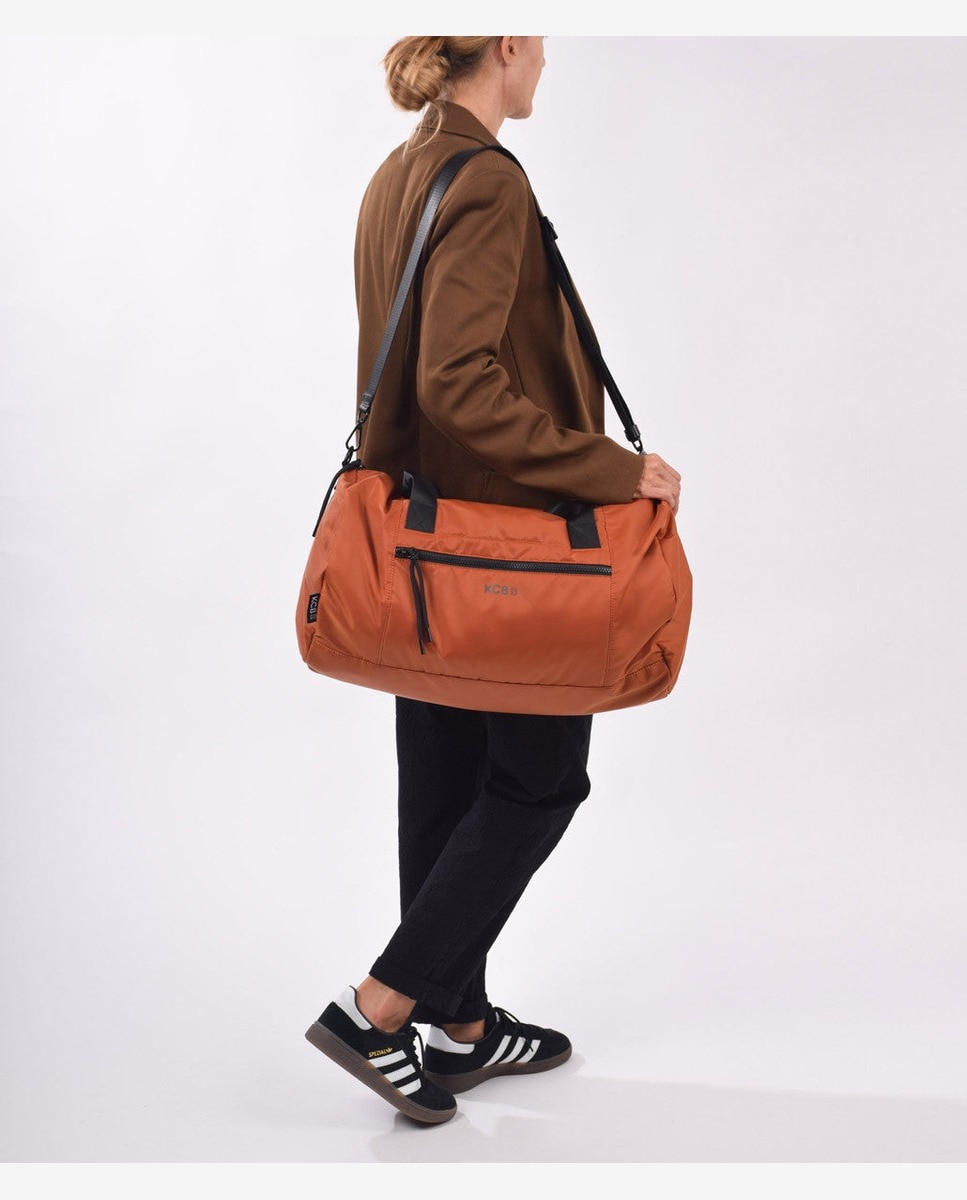Bandolera puffy grande gym color caldera - Kcb - Naranja Naranja-2
