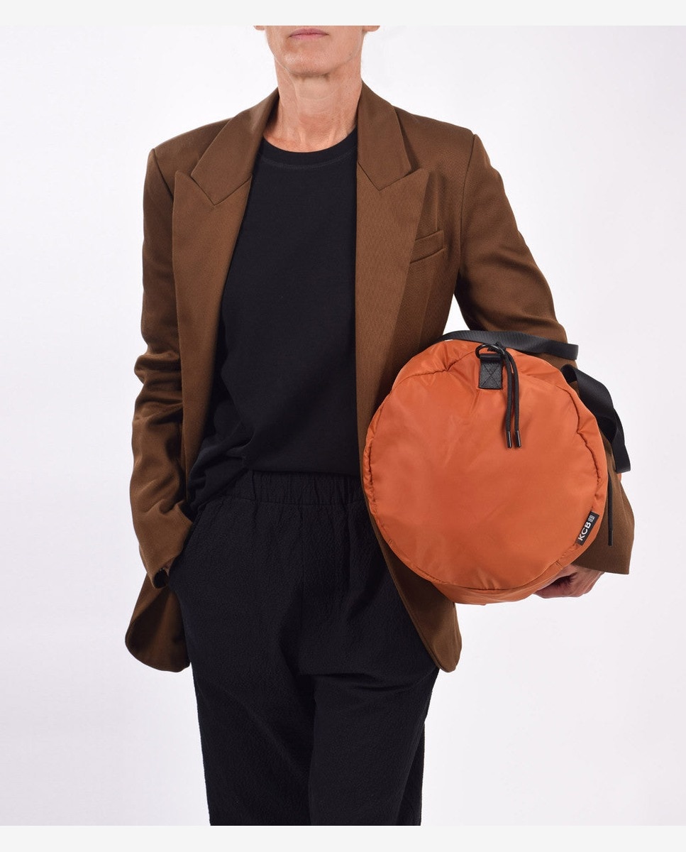Bandolera puffy grande gym color caldera - Kcb - Naranja Naranja-3