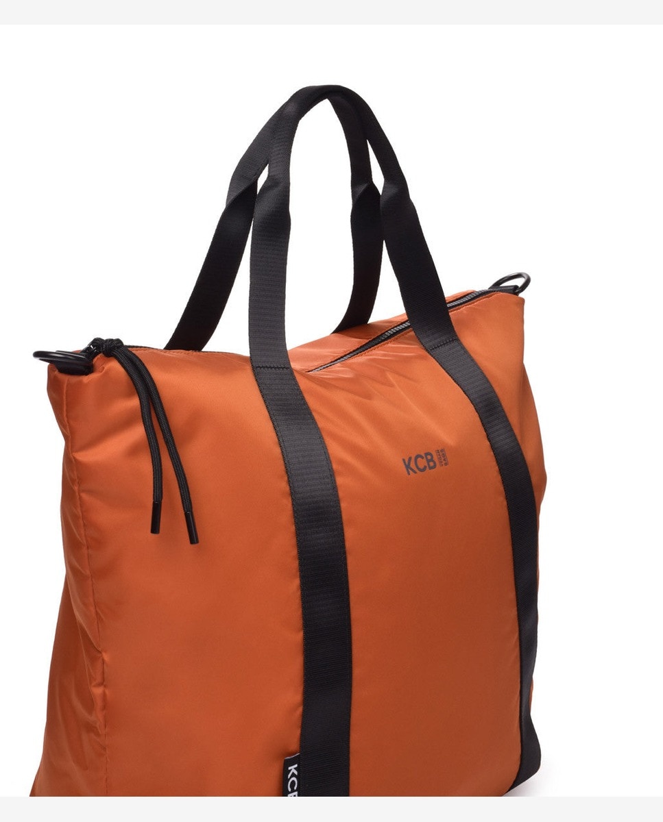Bolso de mano puffy color caldera - Kcb - Naranja Naranja-3