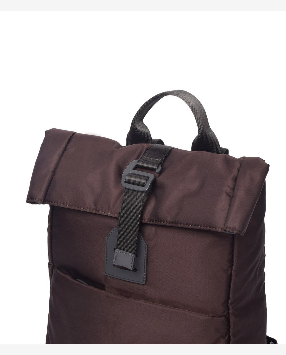 Mochila hook pequeña color marrón - Kcb - Marrón oscuro Marrón oscuro-2