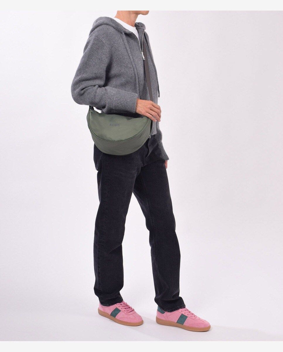 Bandolera de mujer Hook triangular color khaki · Kcb · El Corte Inglés