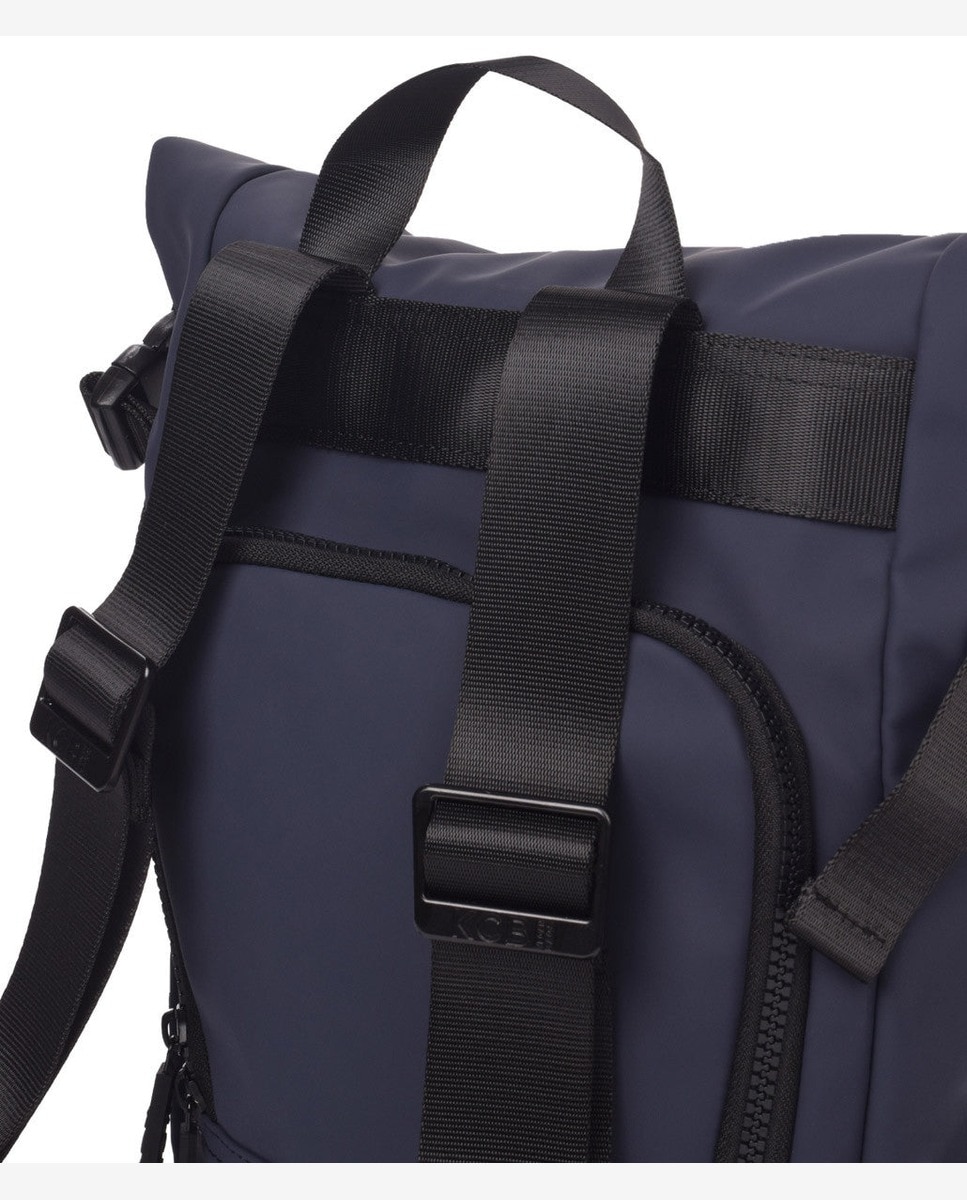 Mochila antirrobo base mediana color azul - Kcb - Azul marino Azul marino-2
