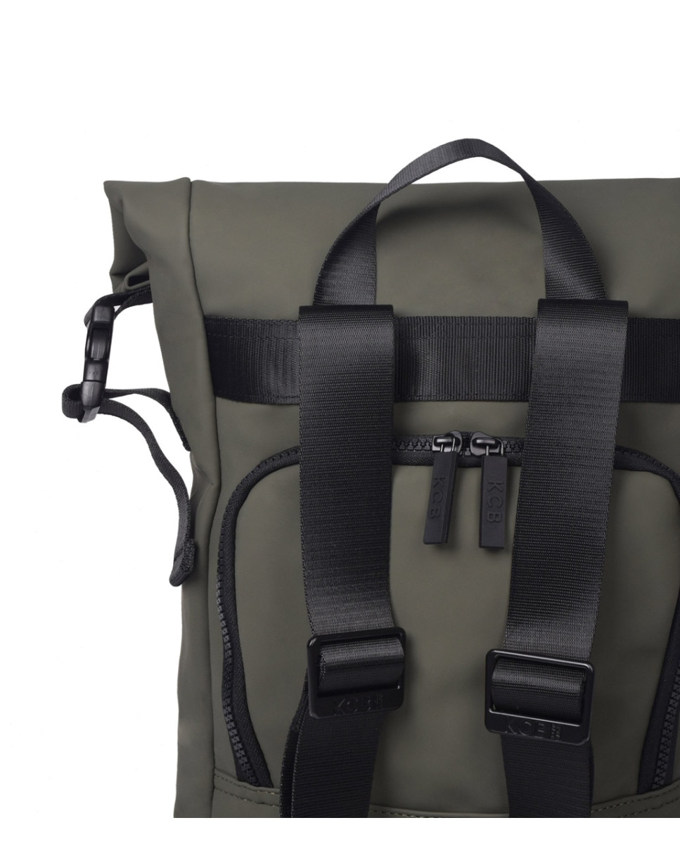 Mochila antirrobo Base pequeña color khaki - Kcb - Kaki Kaki-3