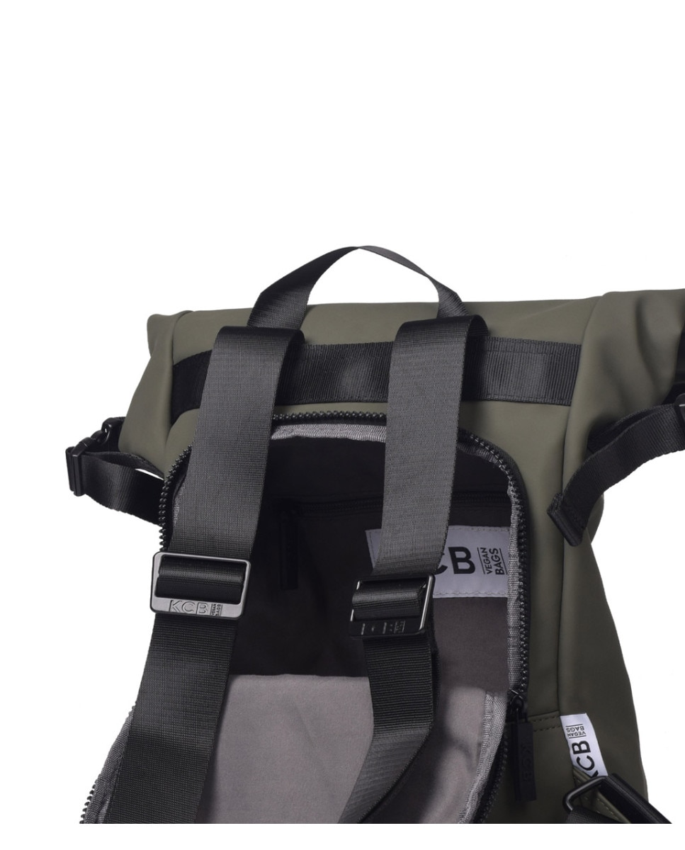 Mochila antirrobo Base pequeña color khaki - Kcb - Kaki Kaki-4