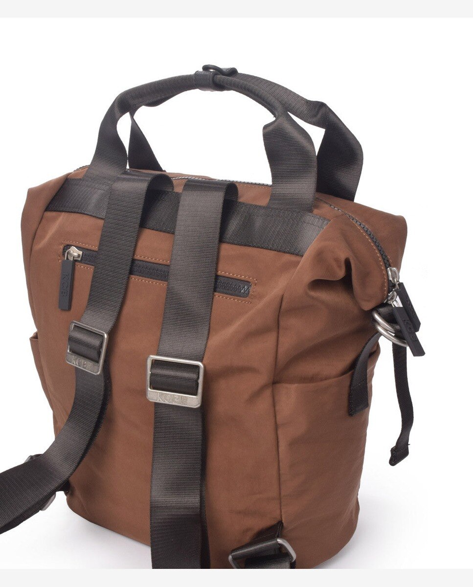 Mochila wide grande color - Kcb - Marrón Marrón-4