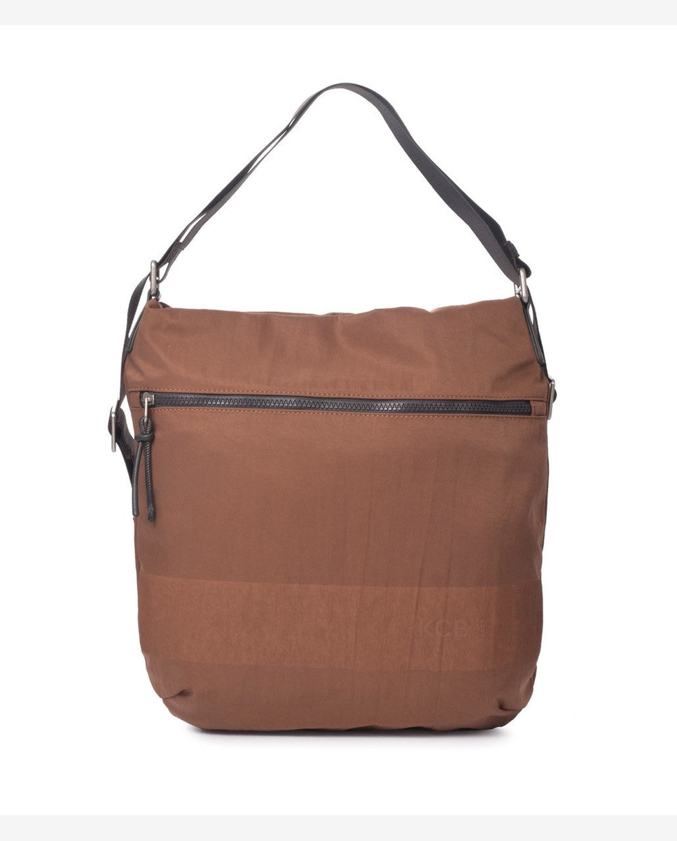 Bolso de hombro wide mochila color - Kcb - Marrón Marrón-1