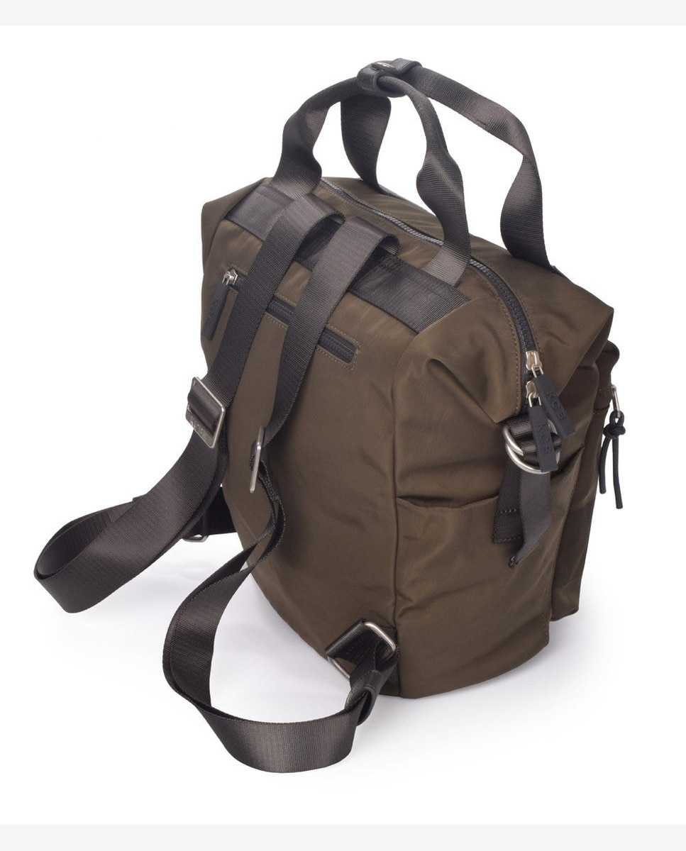 Mochila wide mediana color khaki - Kcb - Kaki Kaki-6