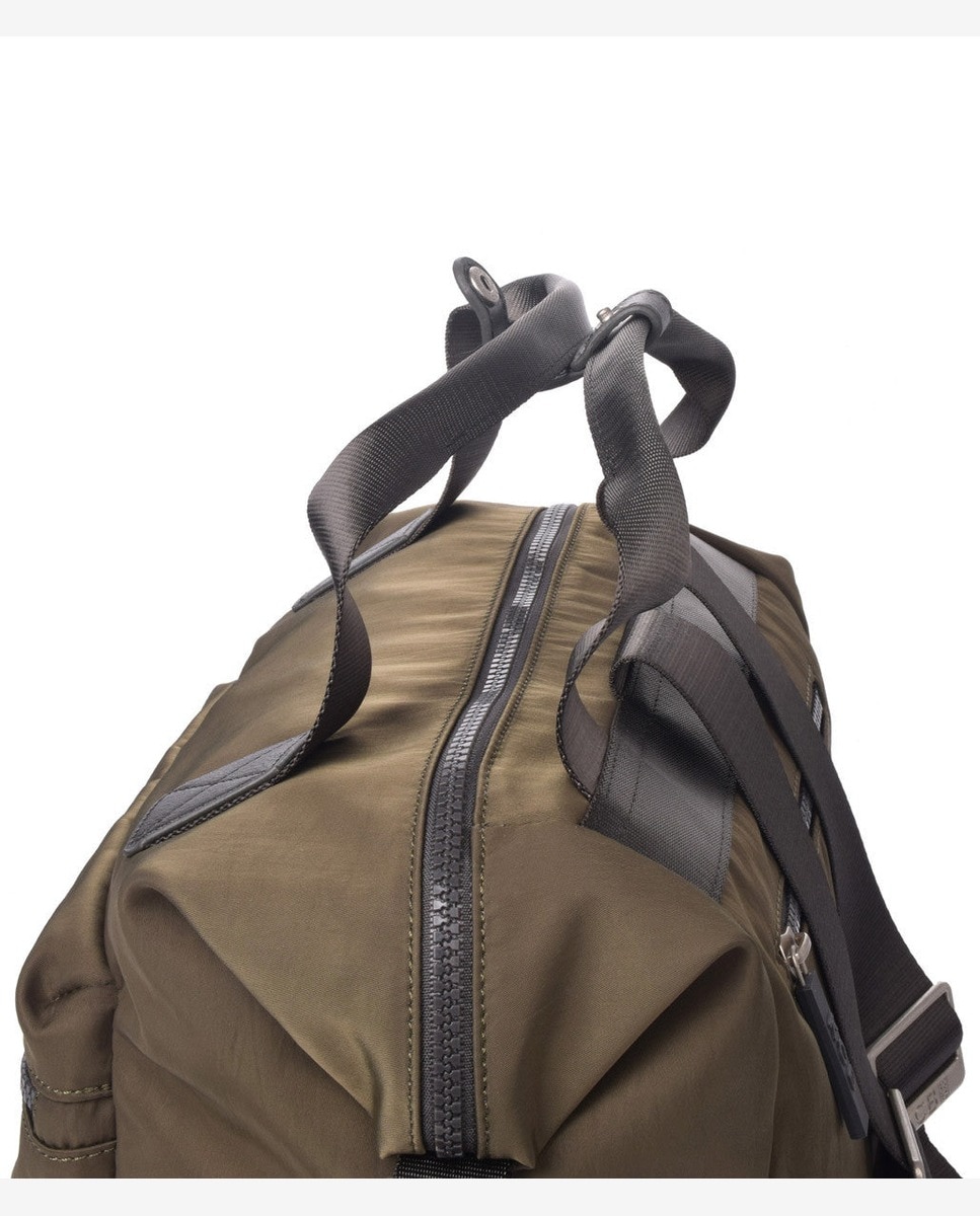 Mochila wide mediana color khaki - Kcb - Kaki Kaki-8