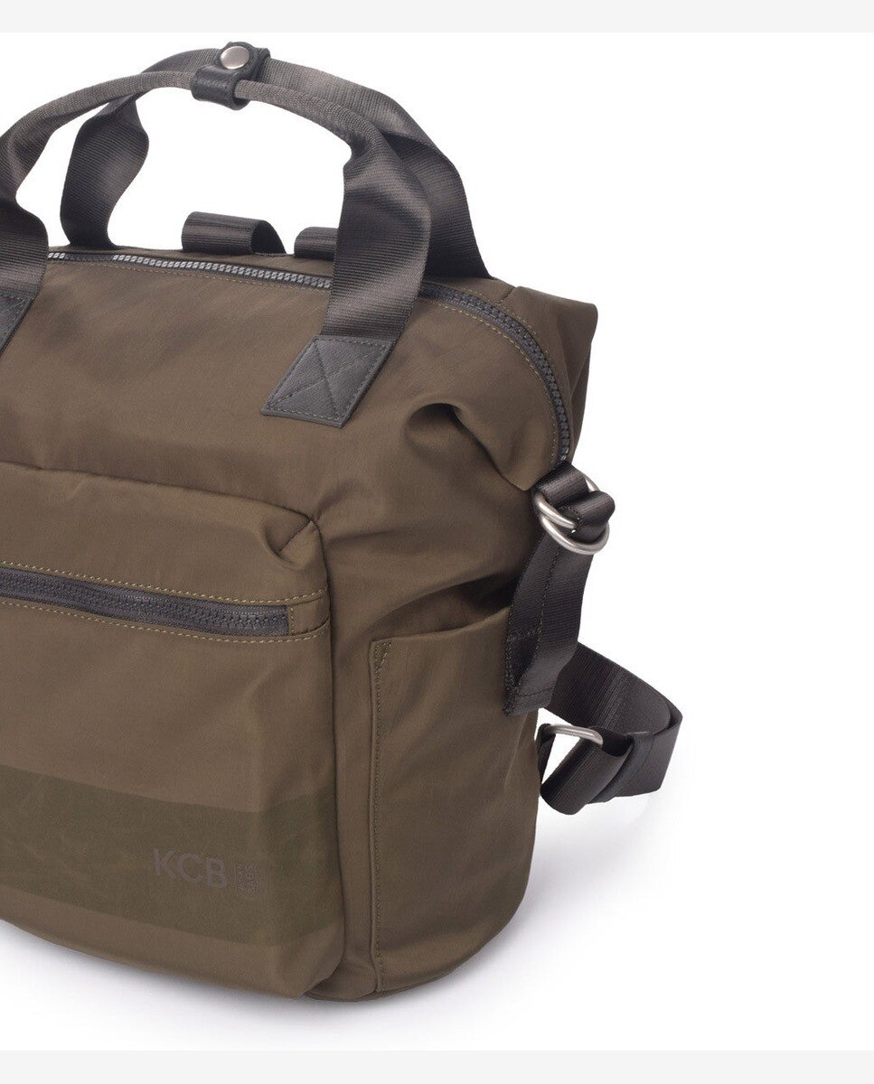 Mochila wide grande color khaki - Kcb - Kaki Kaki-3