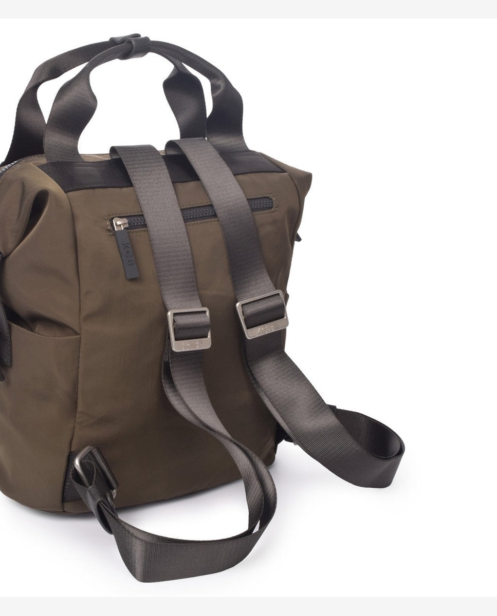 Mochila wide grande color khaki - Kcb - Kaki Kaki-2