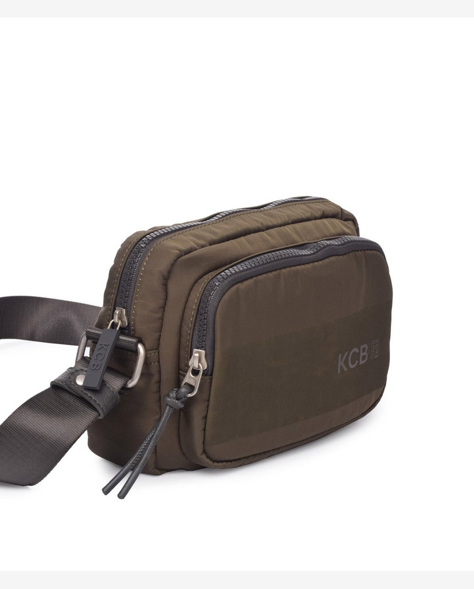 Bandolera wide pequeña color khaki - Kcb - Kaki Kaki-3