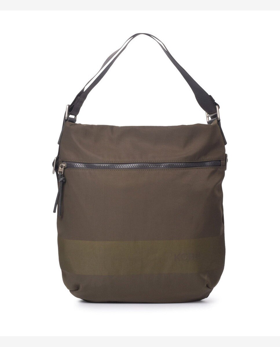 Bolso de hombro wide mochila color khaki - Kcb - Kaki Kaki-1