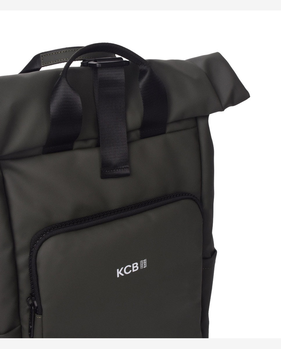 Mochila antirrobo cube mediana color khaki - Kcb - Kaki Kaki-3