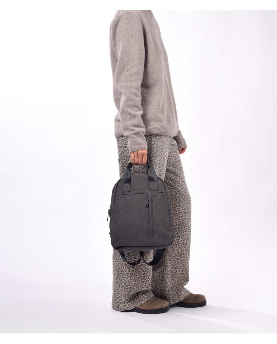 Mochila Vertical pequeña color negro - Kcb - Gris Gris-5