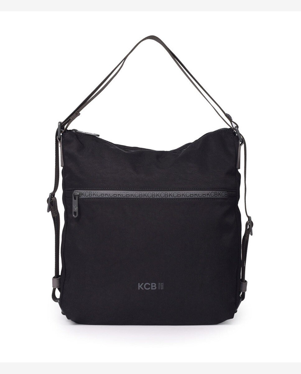Bolso de hombro shine mochila color - Kcb - Negro Negro-1