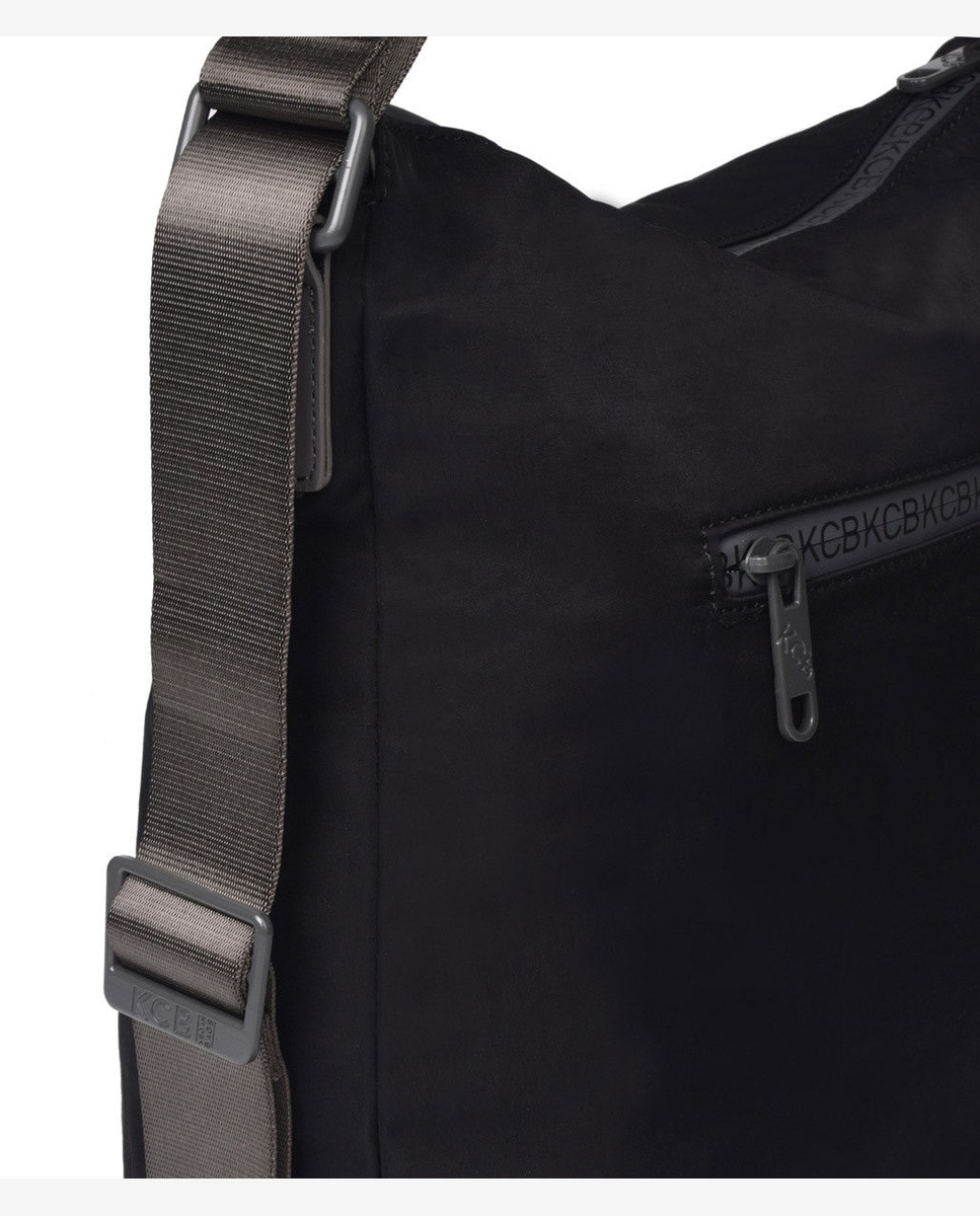 Bolso de hombro shine mochila color - Kcb - Negro Negro-2