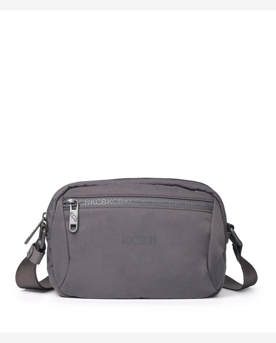 Bandolera shine grande color - Kcb - Gris Gris-1