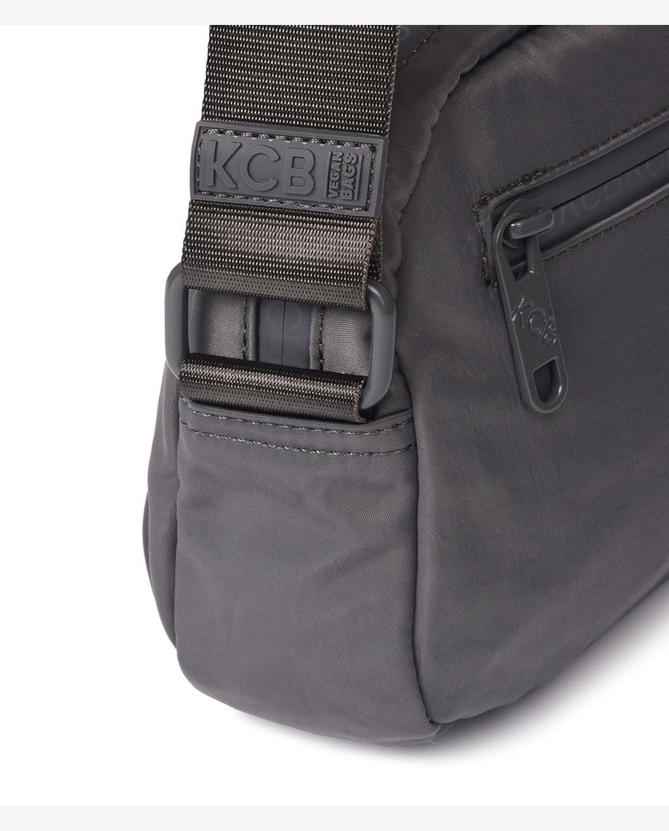 Bandolera shine grande color - Kcb - Gris Gris-3