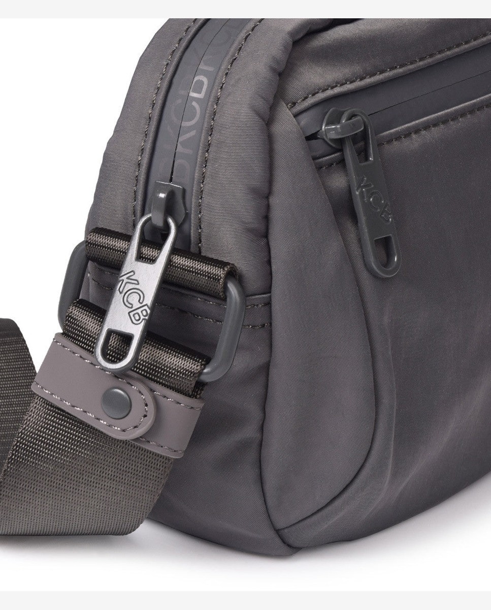 Bandolera shine grande color - Kcb - Gris Gris-2