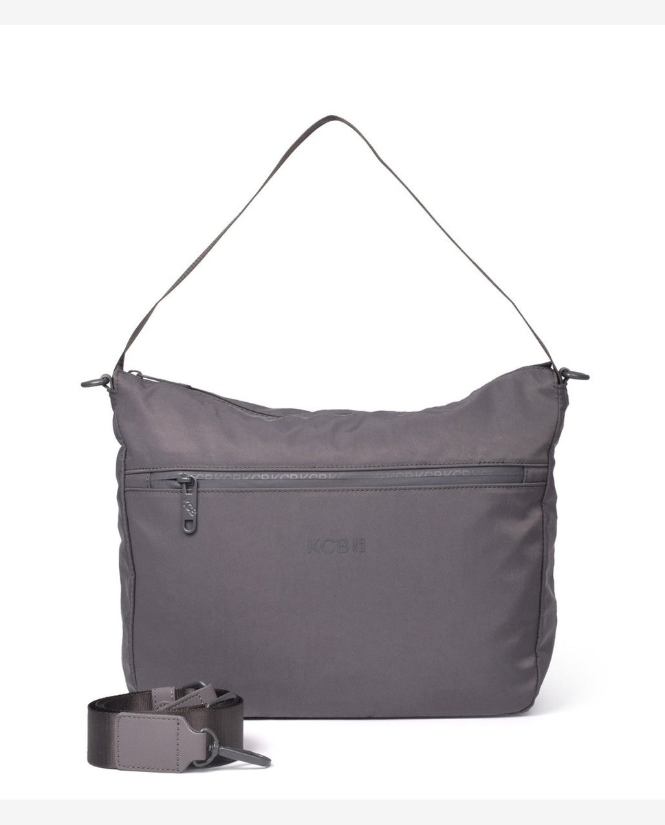 Bolso de hombro shine color - Kcb - Gris Gris-1