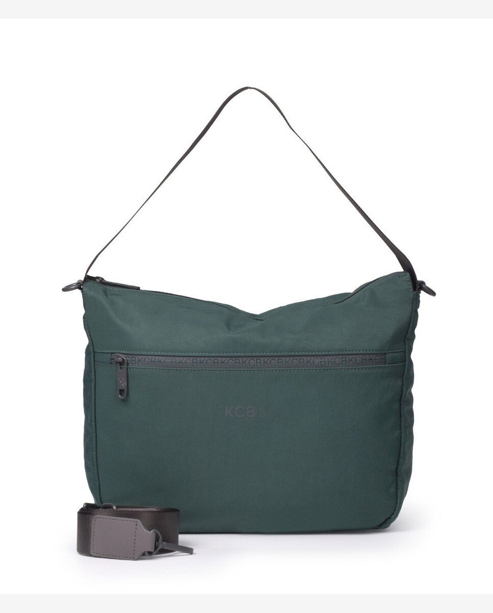 Bolso de hombro shine color verde - Kcb - Verde oscuro Verde oscuro-1