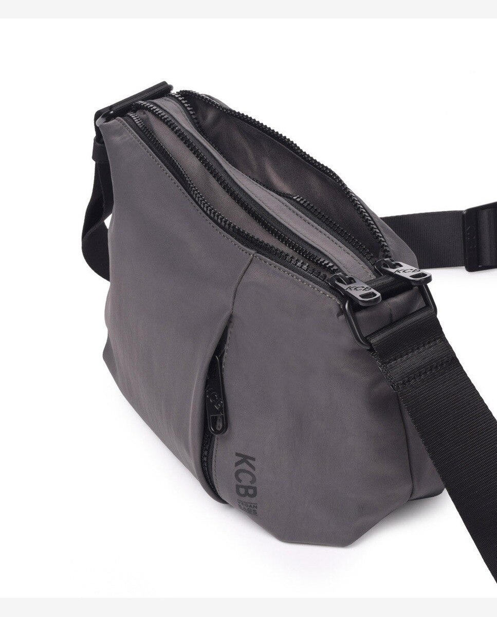 Bandolera maze color gris - Kcb - Gris oscuro Gris oscuro-4