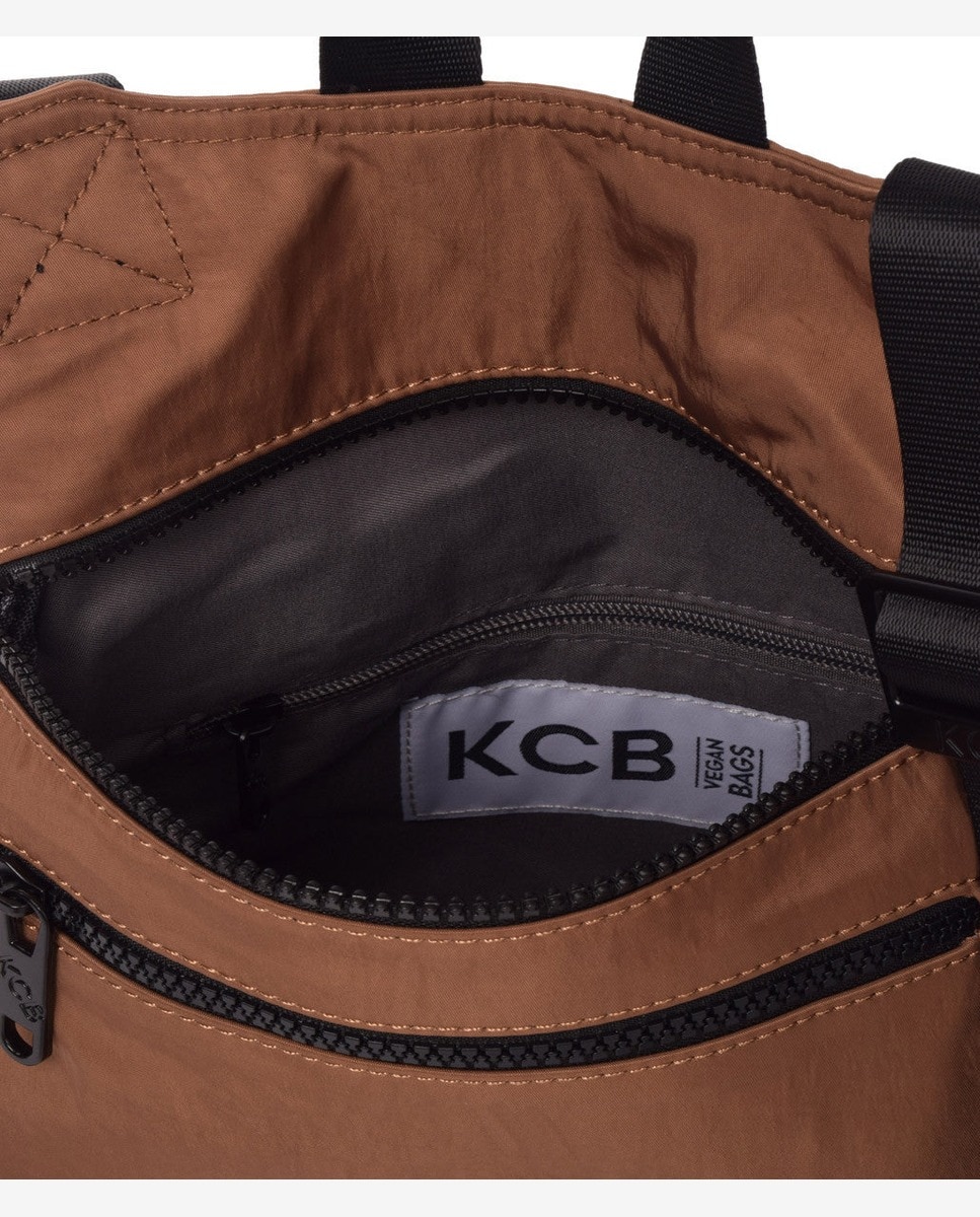 Mochila antirrobo maze grande color - Kcb - Marrón Marrón-4