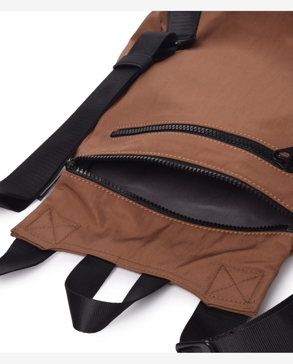Mochila antirrobo maze pequeña color - Kcb - Marrón Marrón-4